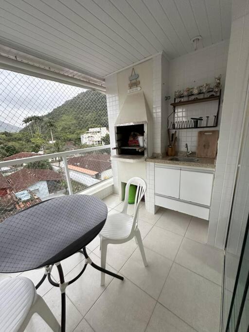 Apartamento Lindo Na Praia Da Enseada - Убатуба Экстерьер фото