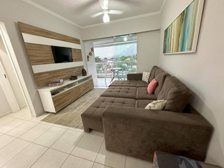 Apartamento Lindo Na Praia Da Enseada - Убатуба Экстерьер фото